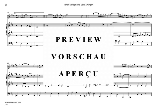 gallery: Air , , (Tenor Saxophon + Orgel)