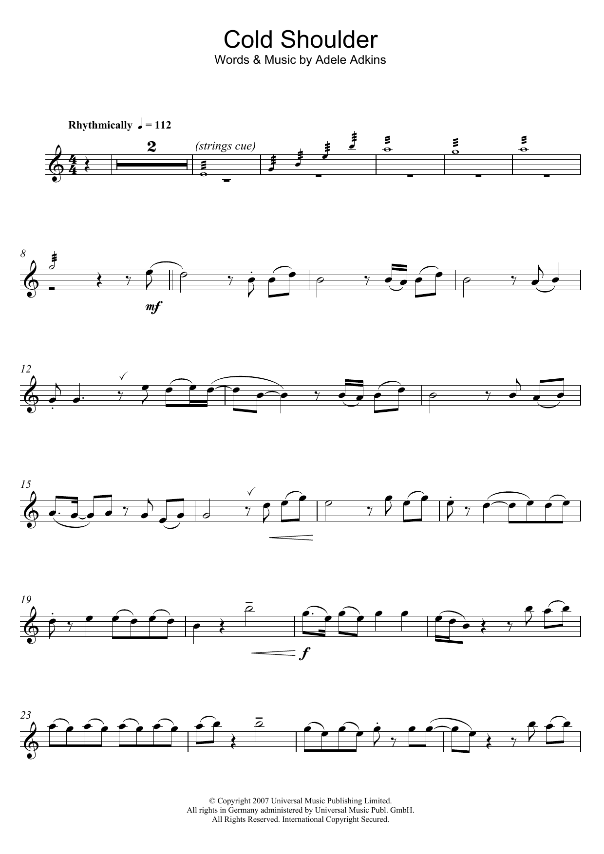 Product gallery: Page 1 of 1 Cold Shoulder, Adele