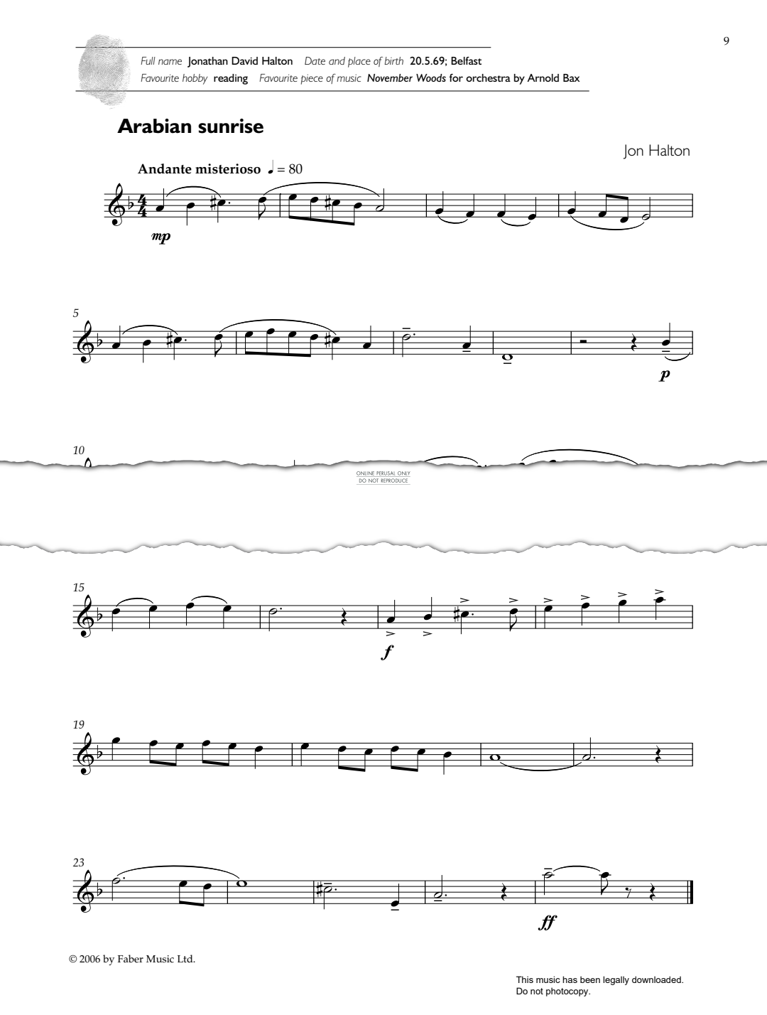 Product gallery: Page 1 of 1 Arabian Sunrise, Jon Halton