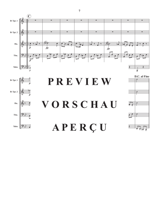 Produktgalerie: Seite 9 von 19 Overture and Three Country Dances, K. 106 , , (Blechbläserquintett)
