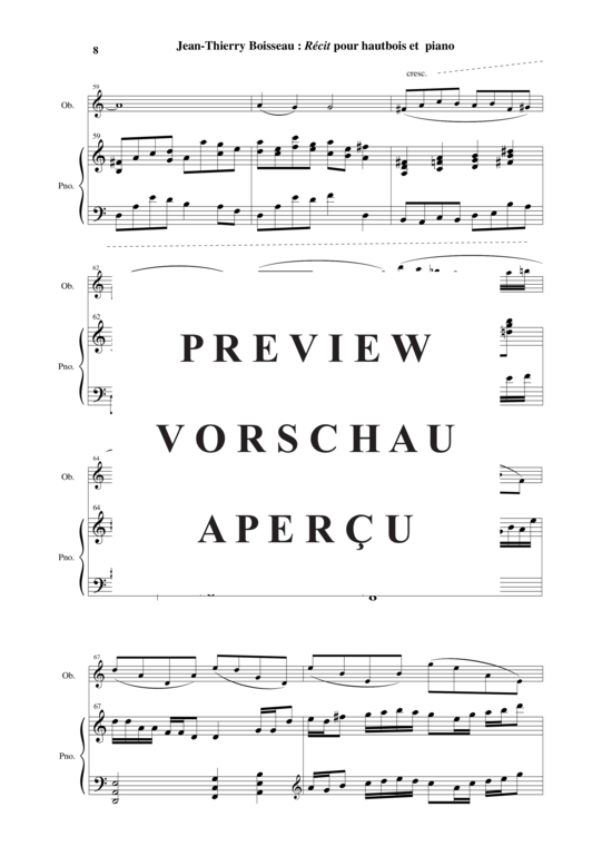 Product gallery: Page 9 of 14 Récit , , (Oboe + Keyboard)