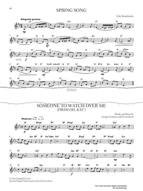 Produktgalerie: Seite 1 von 1 Someone To Watch Over Me, George Gershwin, Trompete