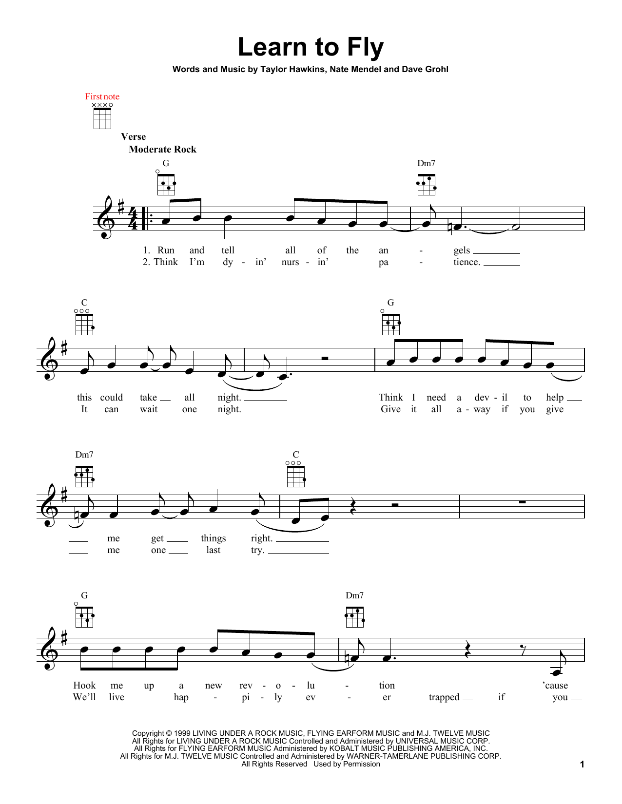 Product gallery: Page 1 of 1 Learn To Fly, Foo Fighters