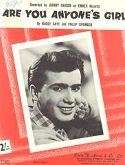 cover: Are You Anyone's Girl, Johnny Carson, Gesang, Gitarre, Klavier