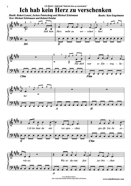 Produktbild zu: Hab kein Herz zu verschenken Solid Gold