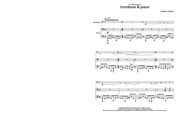 Product gallery: Page 1 of 11 Trombone and Piano, , (trombone and piano)