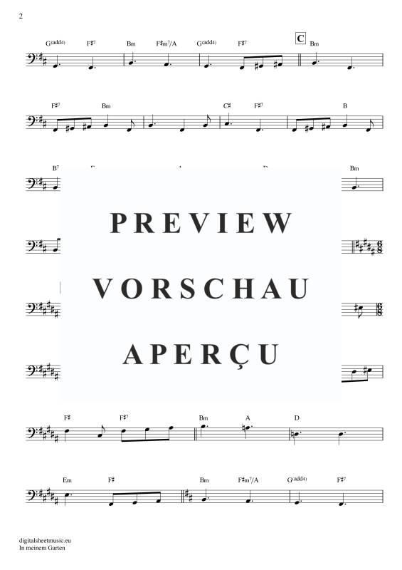 Produktgalerie: Seite 7 von 9 In Meinem Garten, Mey, Reinhard, E-Bass