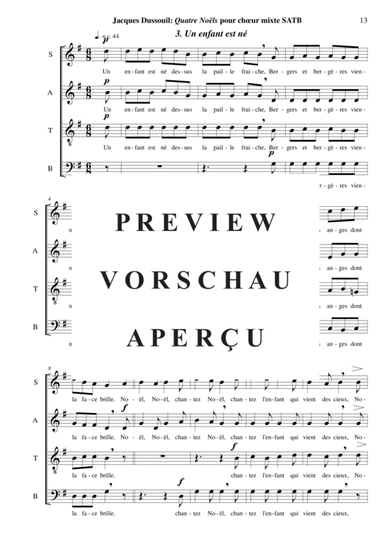 Product gallery: Page 14 of 21 Quatre Noëls , , (mixed choir SATB)