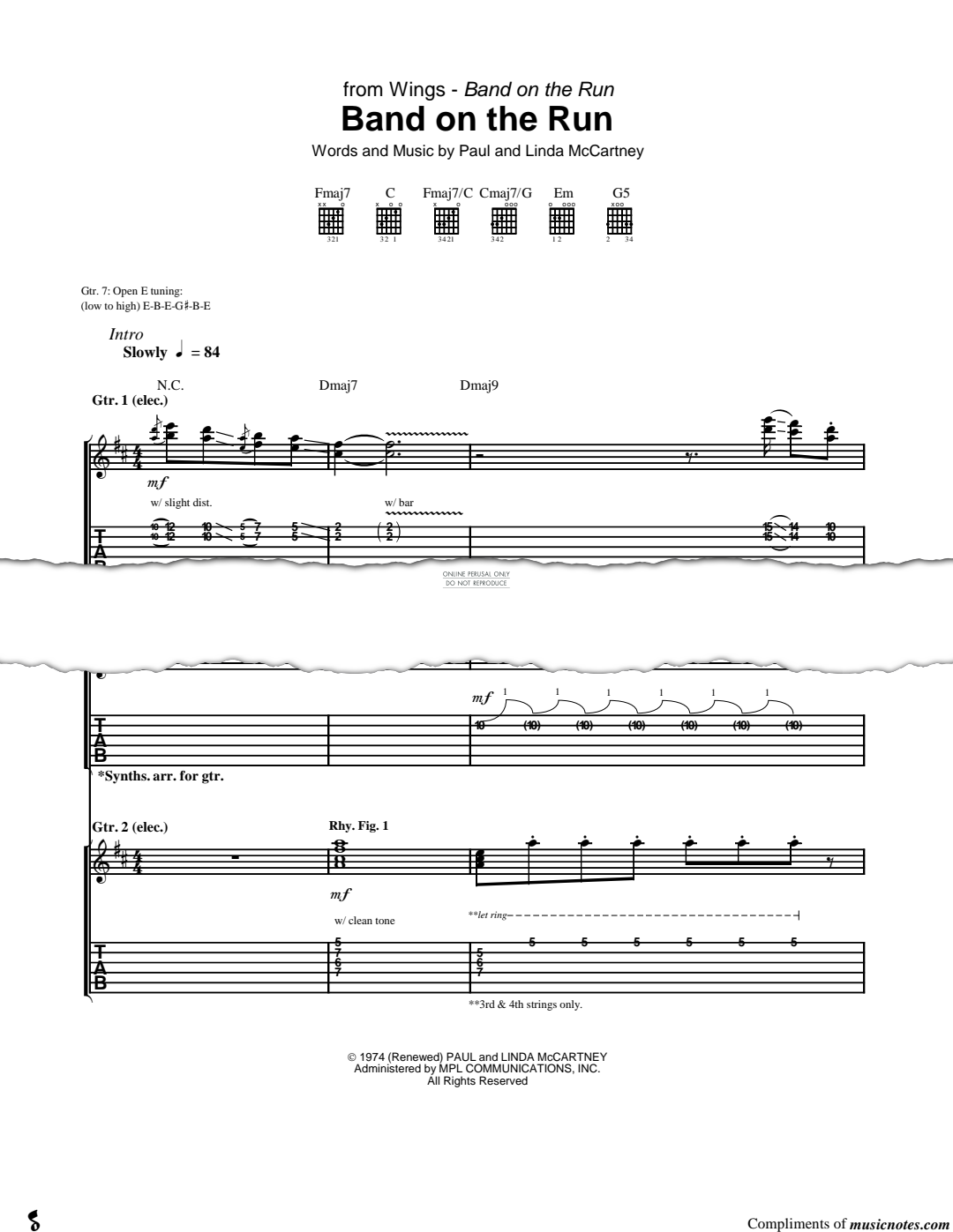 Product gallery: Page 1 of 1 Band On The Run, Paul McCartney & Wings