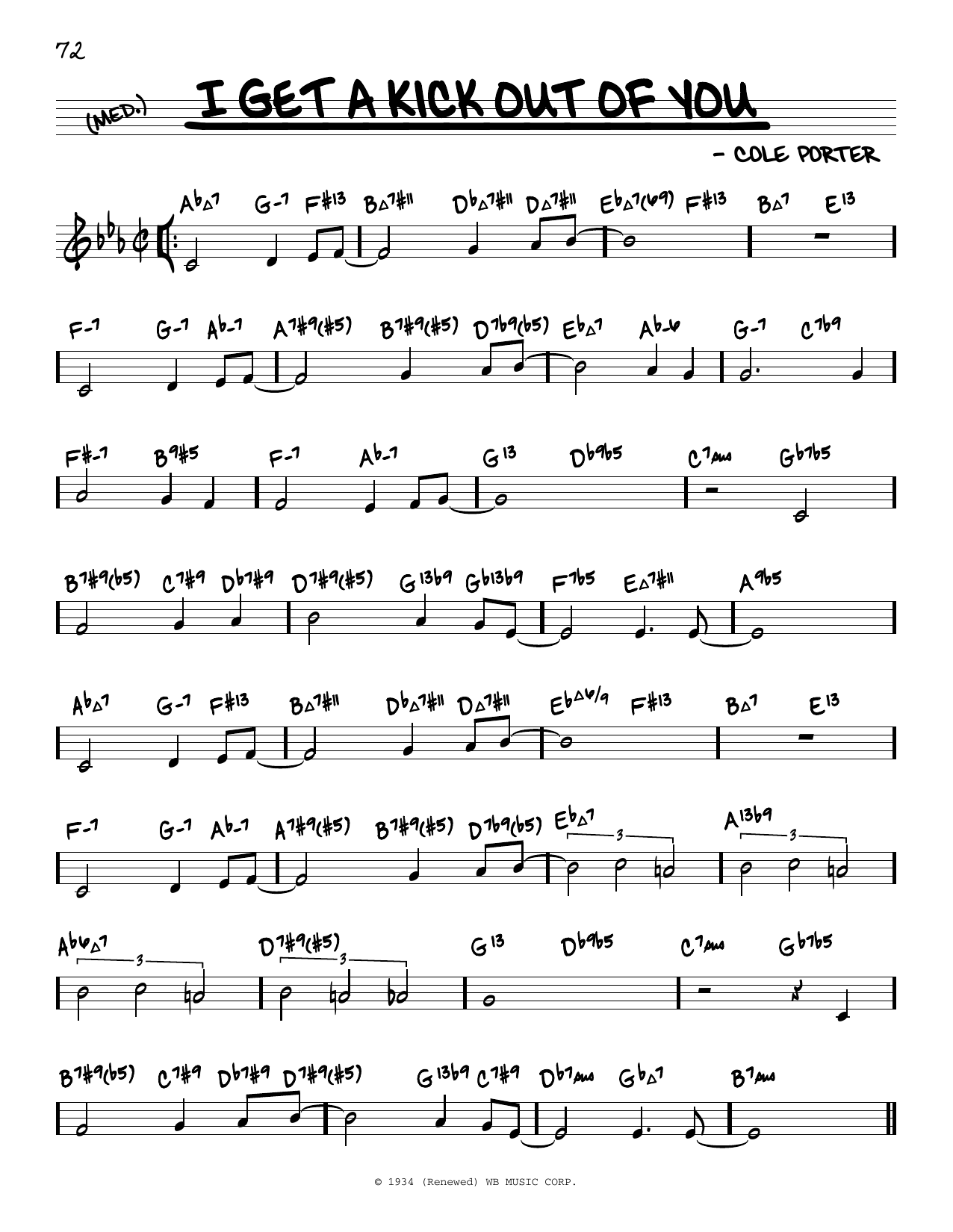 Product gallery: Page 1 of 1 I Get A Kick Out Of You (arr. David Hazeltine), Frank Sinatra