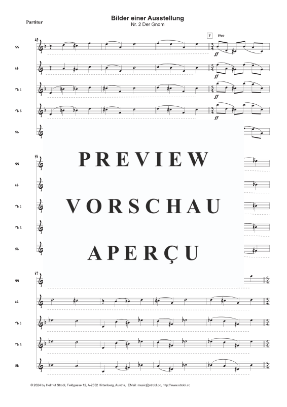 Produktgalerie: Seite 7 von 11 Der Gnom, , Saxophon Quintett