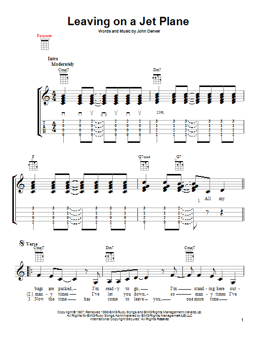 Produktbild zu:  Leaving On A Jet Plane - John Denver