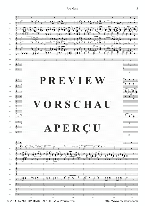 gallery: Ave Maria, , (Großes Blasorchester)