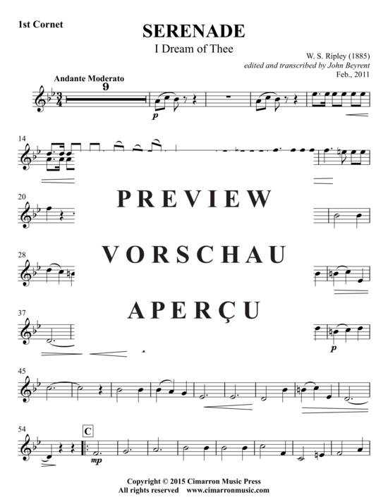 Product gallery: Page 19 of 21 Serenade (I Dream of Thee) , , Brass Band