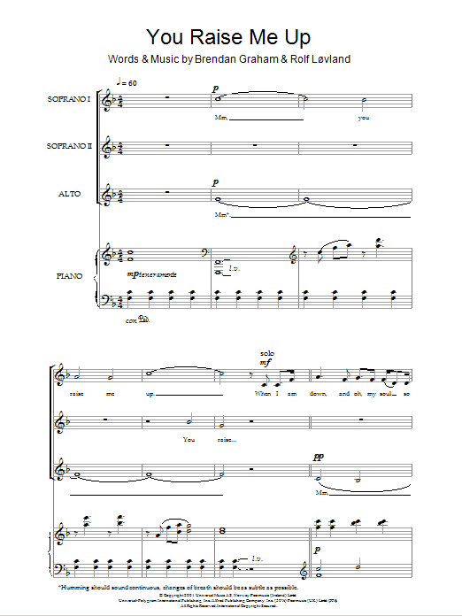 Produktgalerie: Seite 1 von 1 You Raise Me Up, Westlife, Chor