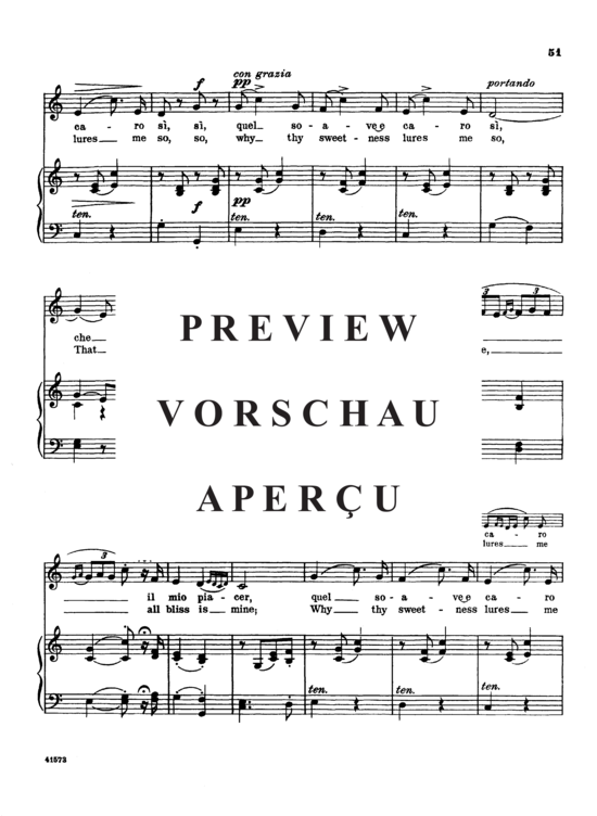 Product gallery: Page 4 of 6 Pur dicesti, o boca bella, Parisotti, Alessandro, Low Voice and Piano