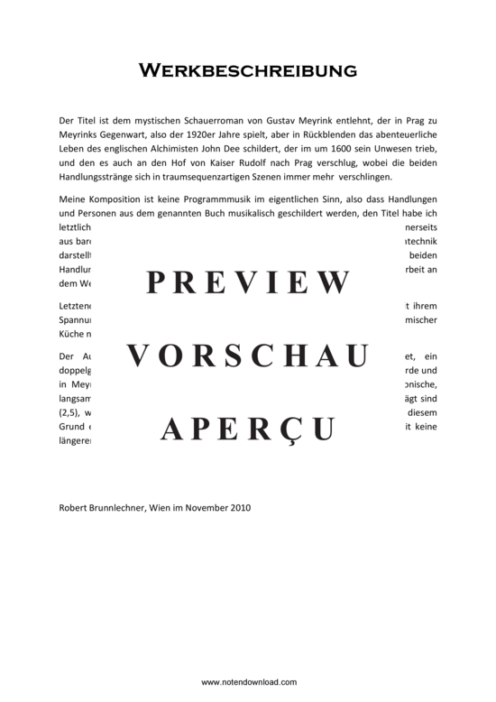 gallery: Der Engel vom westlichen Fenster , , (Klarinettenquartett Partitur)