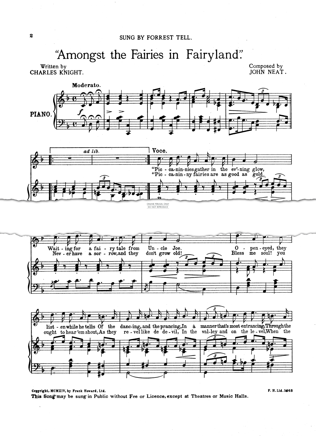 Produktgalerie: Seite 1 von 1 Amongst The Fairies In Fairyland, John Neat, Gesang, Klavier