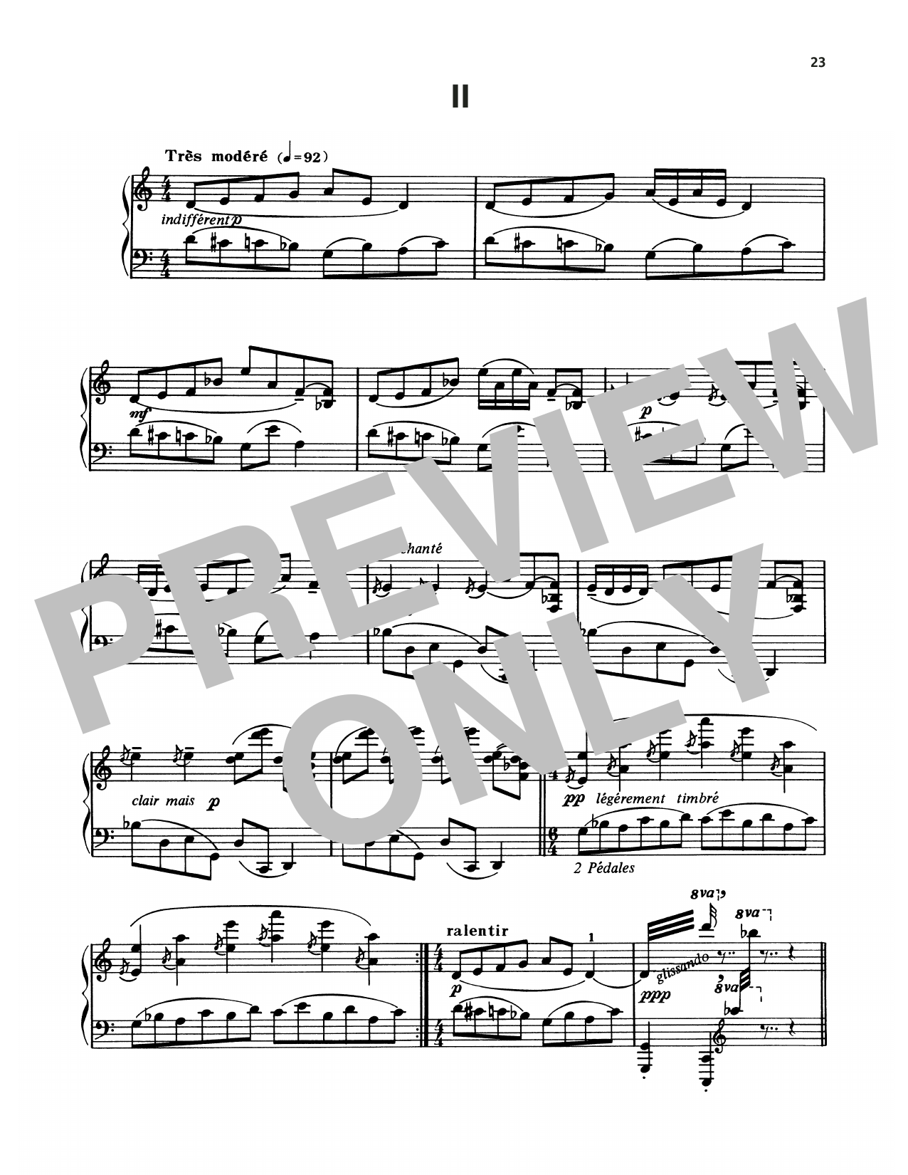 Product gallery: Page 1 of 1 Mouvements Perpetuel Two, Francis Poulenc