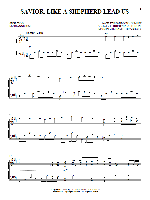 Produktbild zu: Savior, Like A Shepherd Lead Us