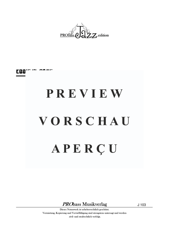 Produktgalerie: Seite 2 von 11 My Blue Flame, , variable Besetzung: Melodiestimme in C/B/Es, Kontrabass