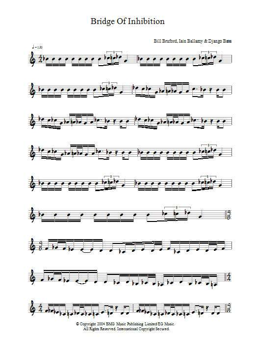 Product gallery: Page 1 of 1 Bridge Of Inhibition, Bill Bruford
