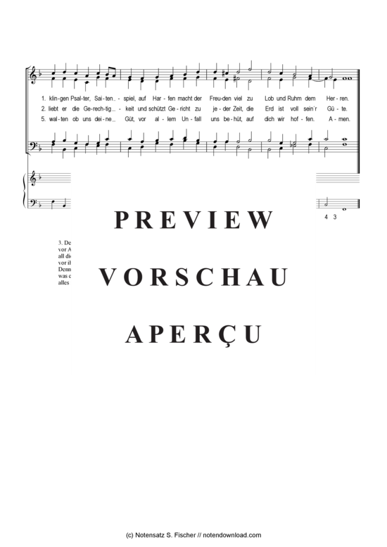 Product gallery: Page 3 of 3 Freut euch des Herrn ihr Christen all , , (mixed choir)