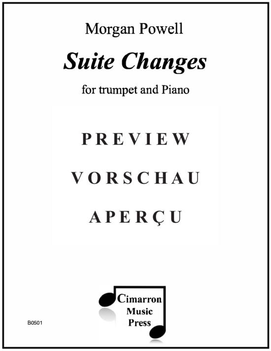 Produktgalerie: Seite 2 von 21 Suite Changes , , (Trompete und Klavier)