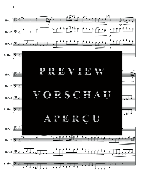 Product gallery: Page 8 of 11 Serenade from Eine Kleine Nachtmusik, , (Trombone quartet)