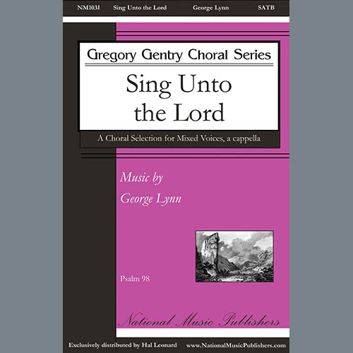 cover: Sing Unto The Lord, George Lynn