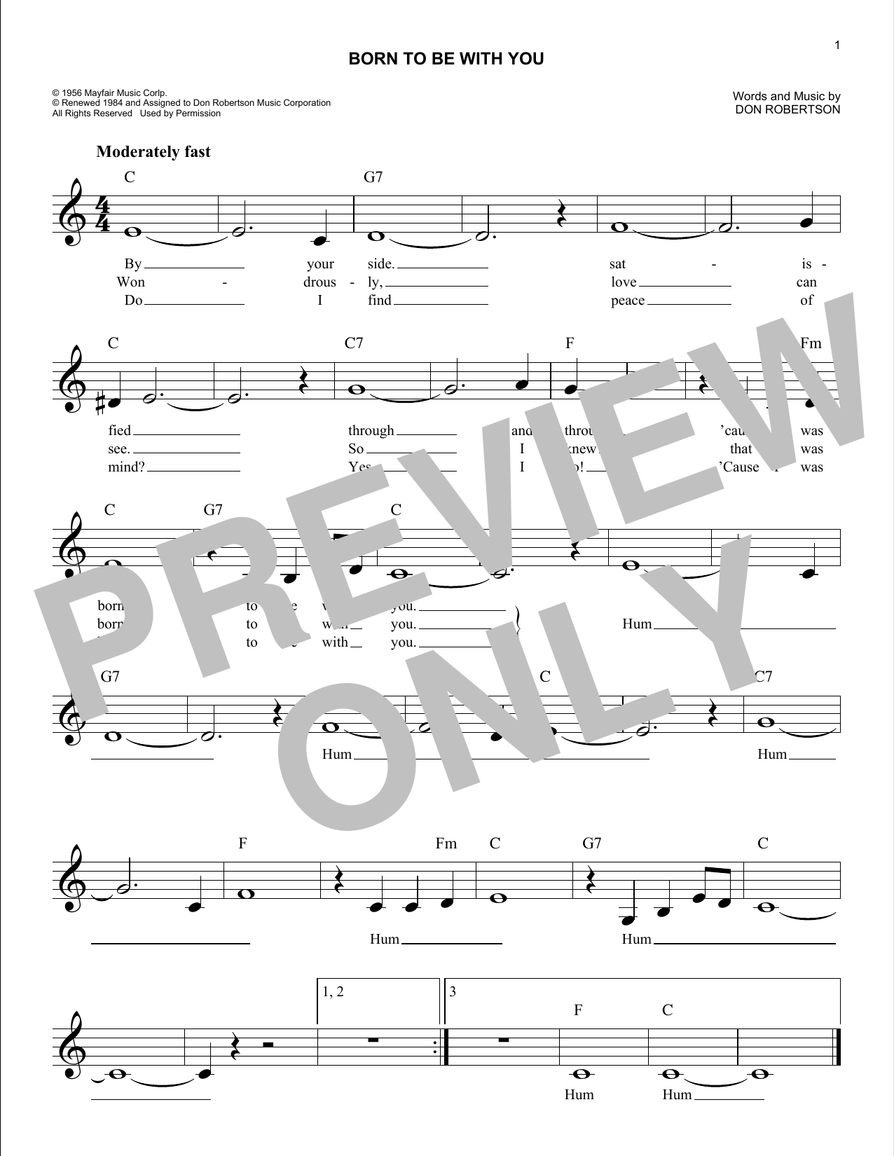 Produktbild zu: Born To Be With You