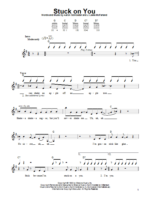Product gallery: Page 1 of 1 Stuck On You, Elvis Presley