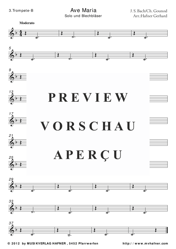 Produktgalerie: Seite 11 von 11 Ave Maria, , (Blechbläser Quintett)