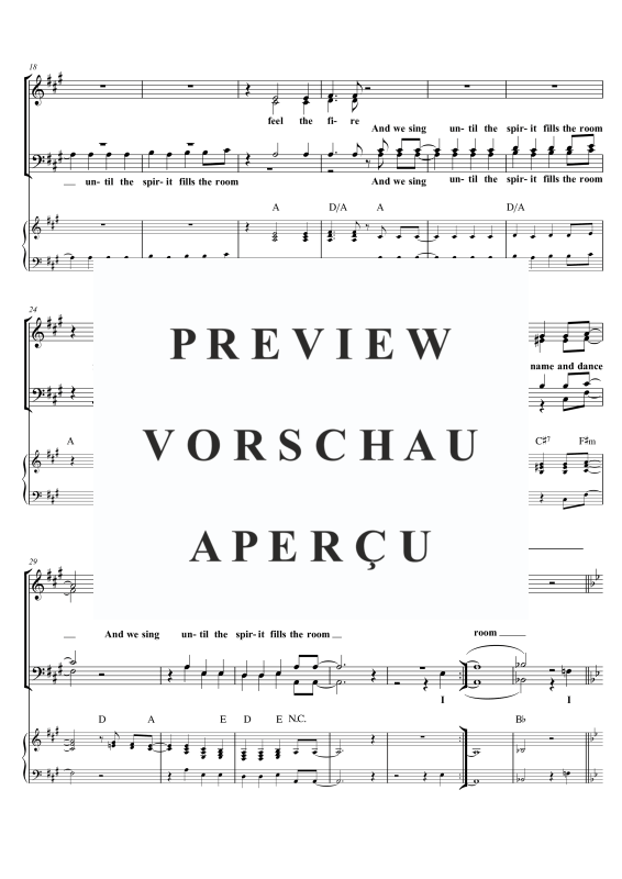 gallery: Feel the Fire, , Gemischter Chor SATB a cappella