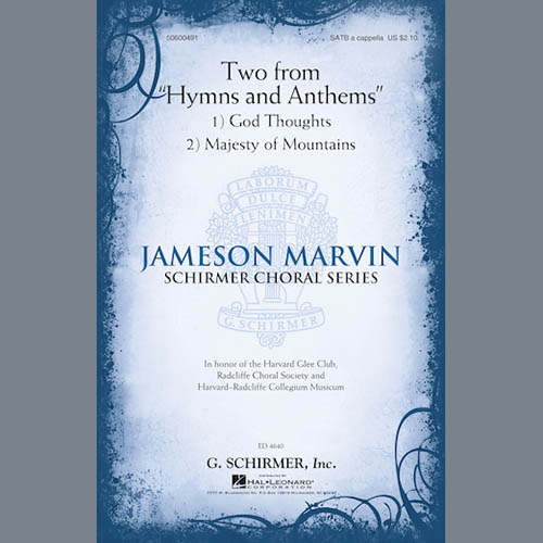 cover: Two from "Hymns and Anthems", Jameson Marvin
