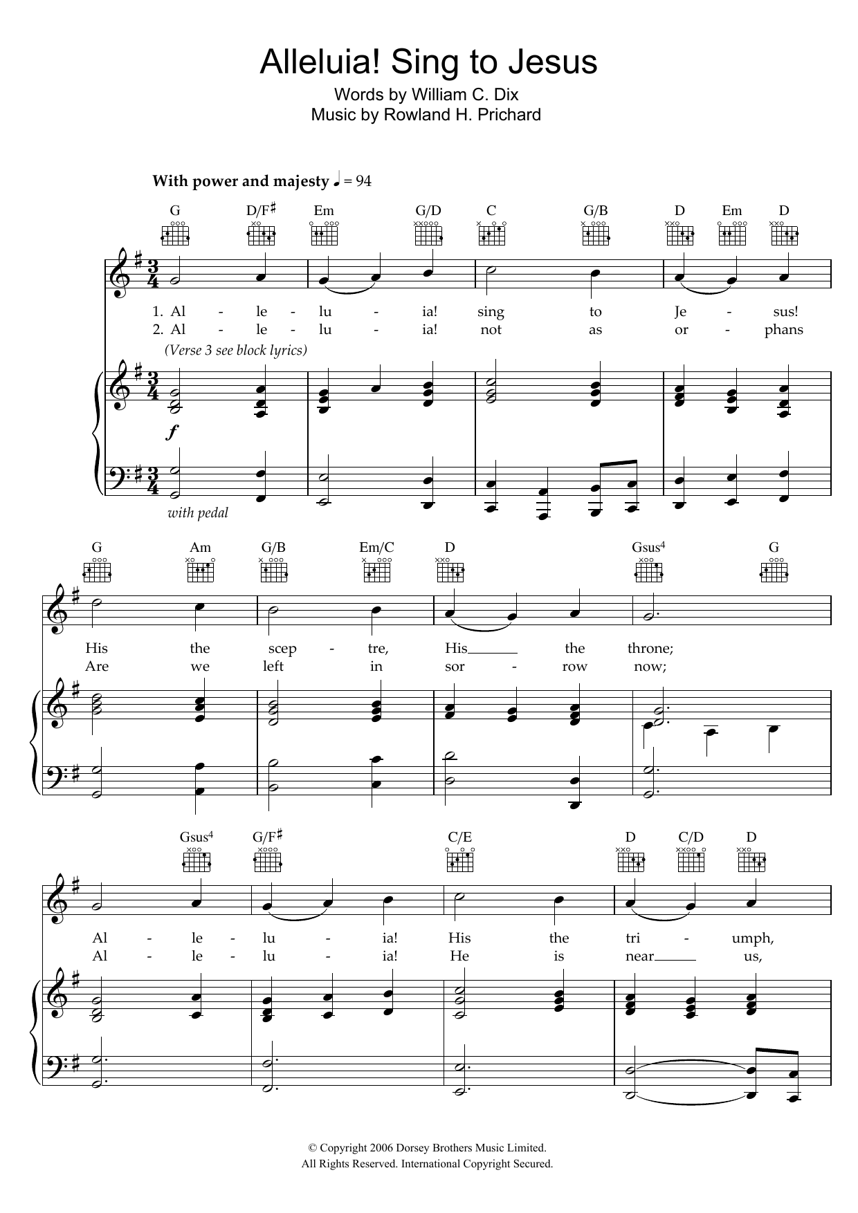 Product picture to: Alleluya, Sing To Jesus