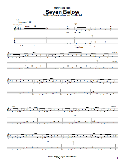 Produktgalerie: Seite 1 von 1 Seven Below, Phish, Gitarre