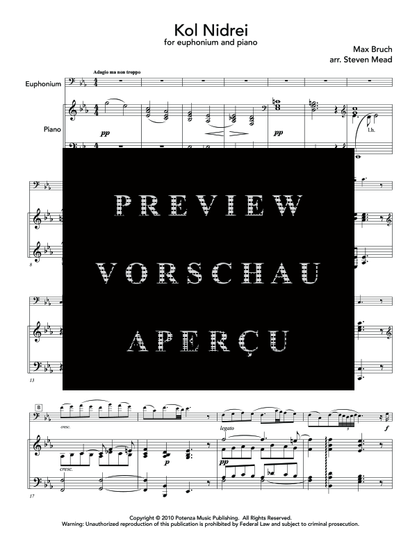 gallery: Kol Nidrei, , (Euphonium und Klavier)
