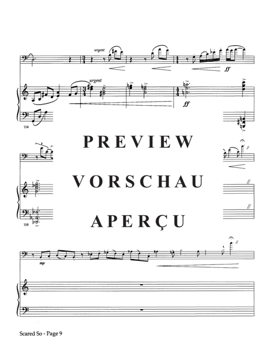 Product gallery: Page 11 of 21 Concert Piece (Scared So) , ,  (euphonium + piano)