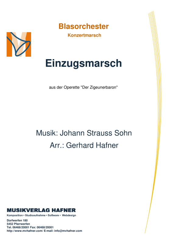 Product picture to: EinzugsmarschJohann Strauss (Sohn)