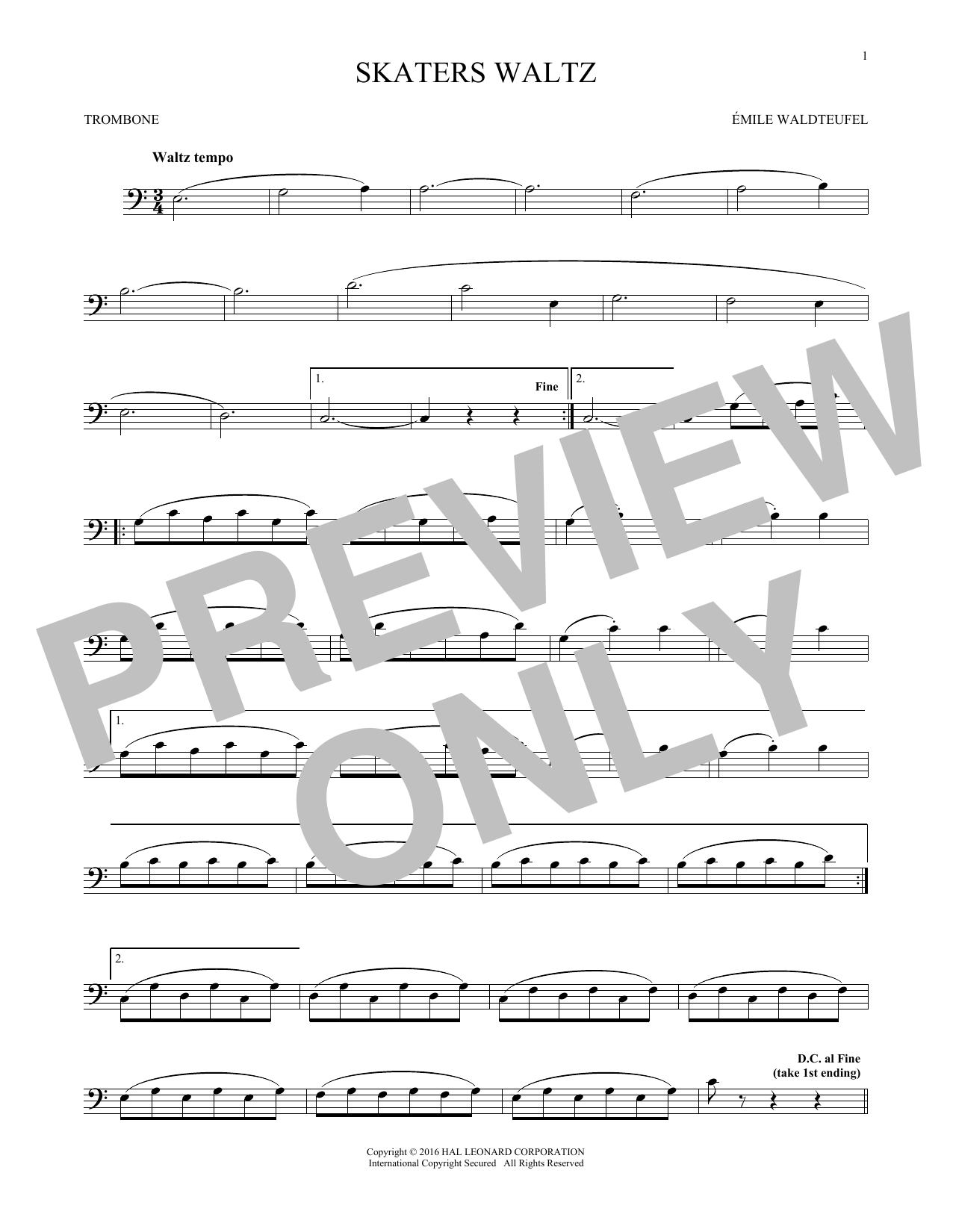 Product gallery: Page 1 of 1 The Skaters (Waltz), Emil Waldteufel