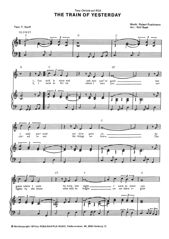 Produktbild zu: The train to yesterday Tony Christie