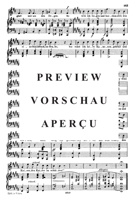Product gallery: Page 5 of 5 Die beiden Grenadiere, Op.49 No.1, , High Voice and Piano