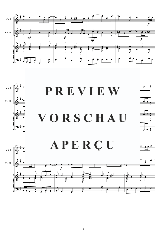 Produktgalerie: Seite 11 von 11 Trio Sonata No.7 in G-Dur Op.1, , 2 Violinen und Cembalo