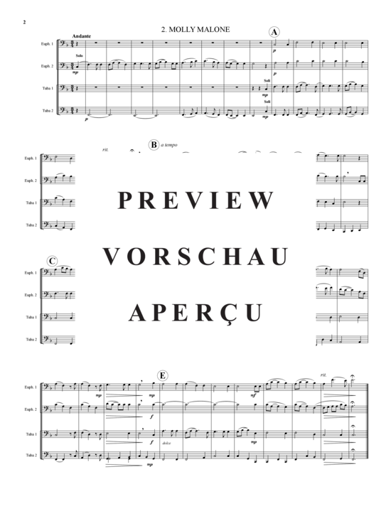 Product gallery: Page 3 of 17 Songs of the British Isles , , (Tuba Quartet: 2x Baritone, 2xTuba)