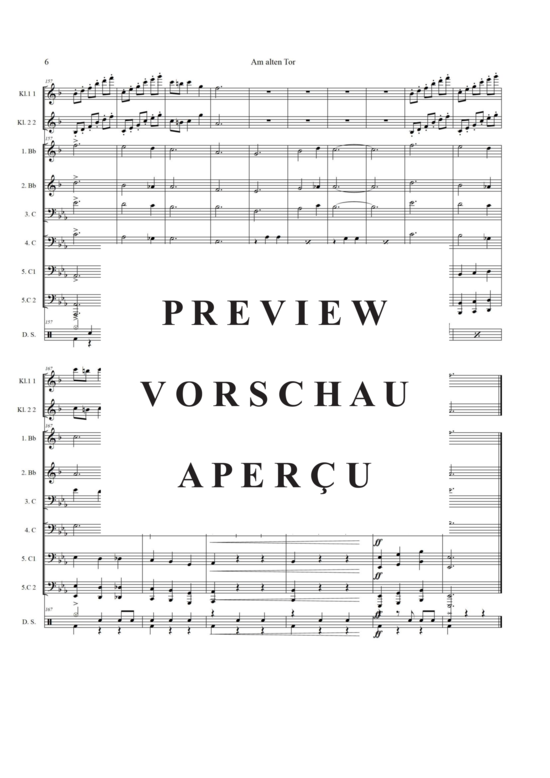 Produktgalerie: Seite 11 von 21 Am alten Tor , , (Blechbläserquintett, Klarinetten +Schlagzeug)