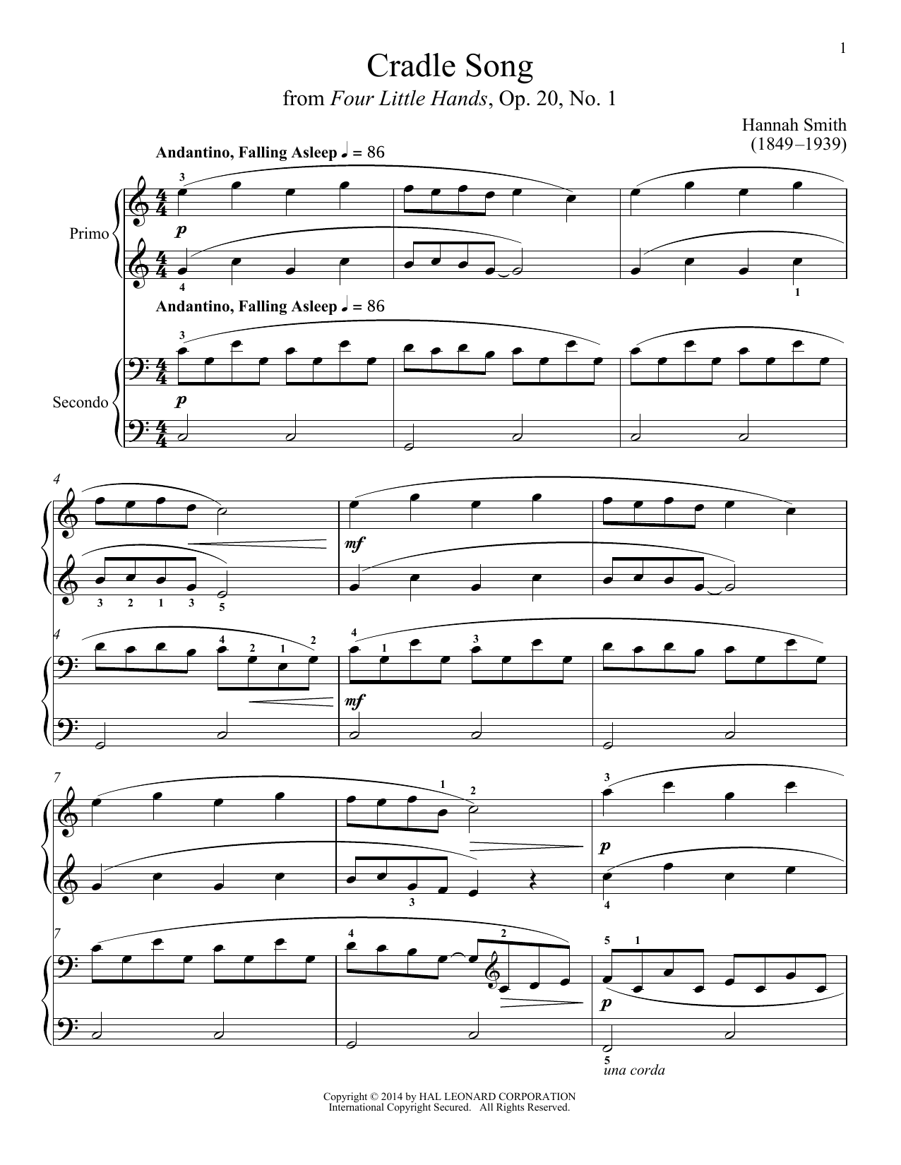 Produktbild zu: Cradle Song