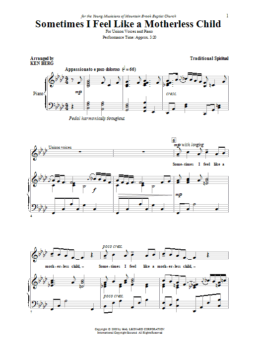Produktbild zu: Sometimes I Feel Like A Motherless Child