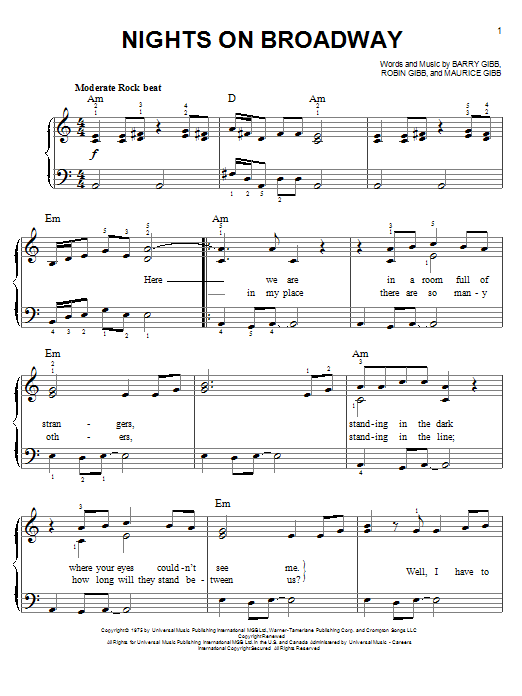 Produktbild zu: Nights On Broadway