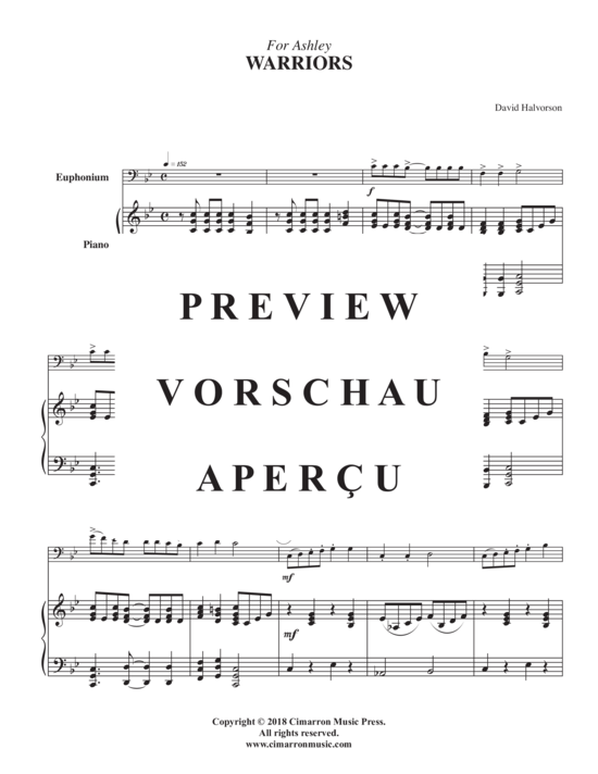 Product gallery: Page 3 of 8 Warriors , , (euphonium + piano)